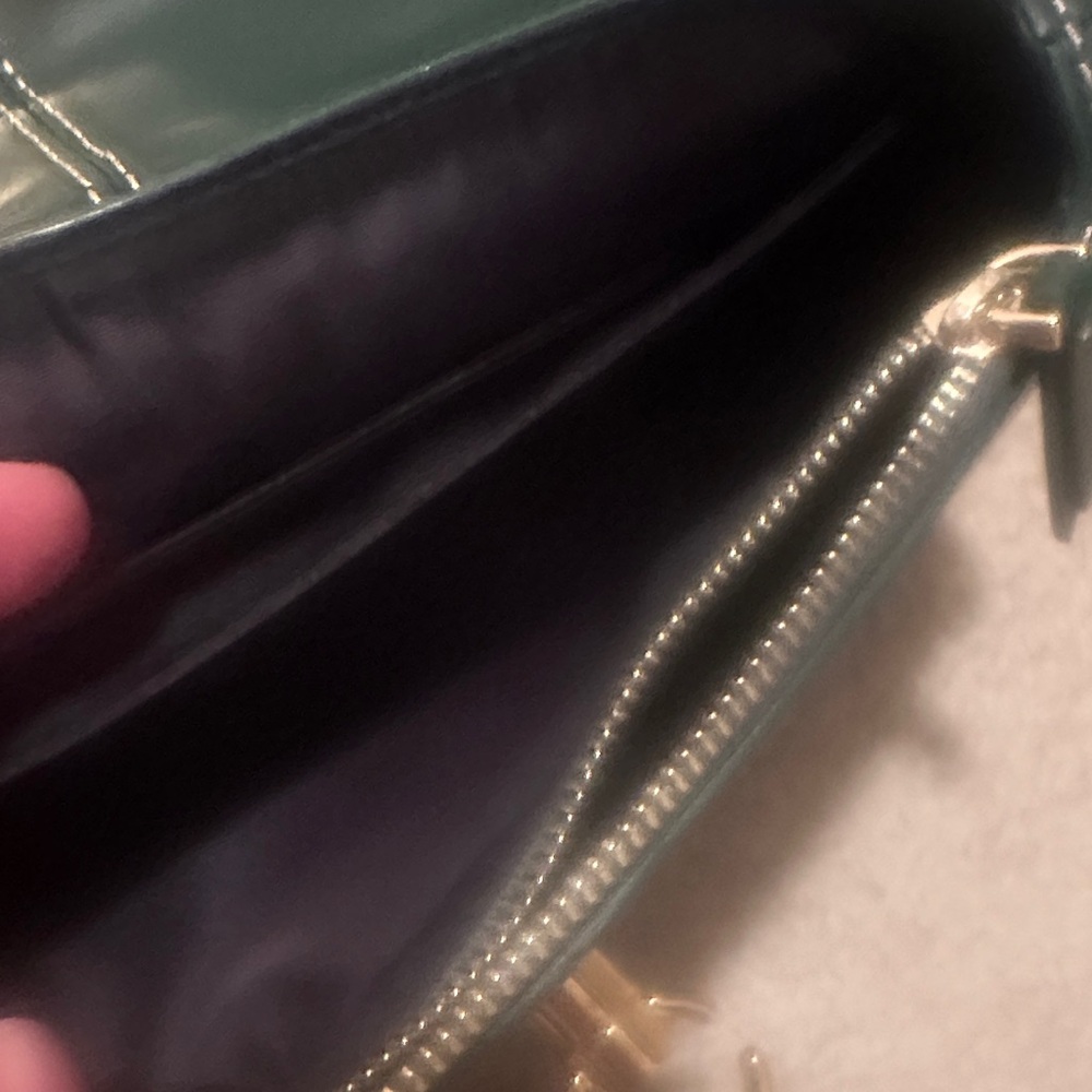 Cafuné green leather Mini Bag with Gold Hardware - Picture 8 of 11